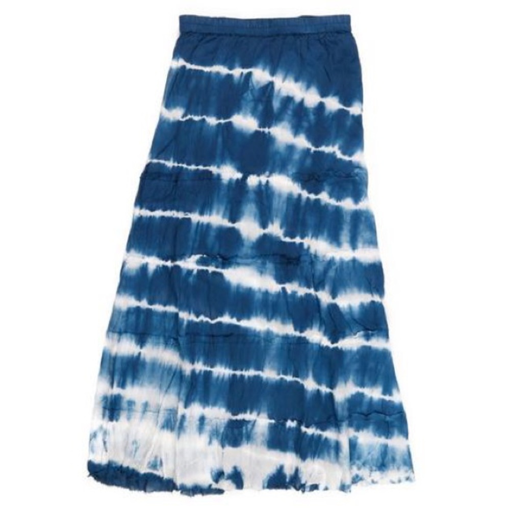 Tiered Tye-Dye Maxi Skirt